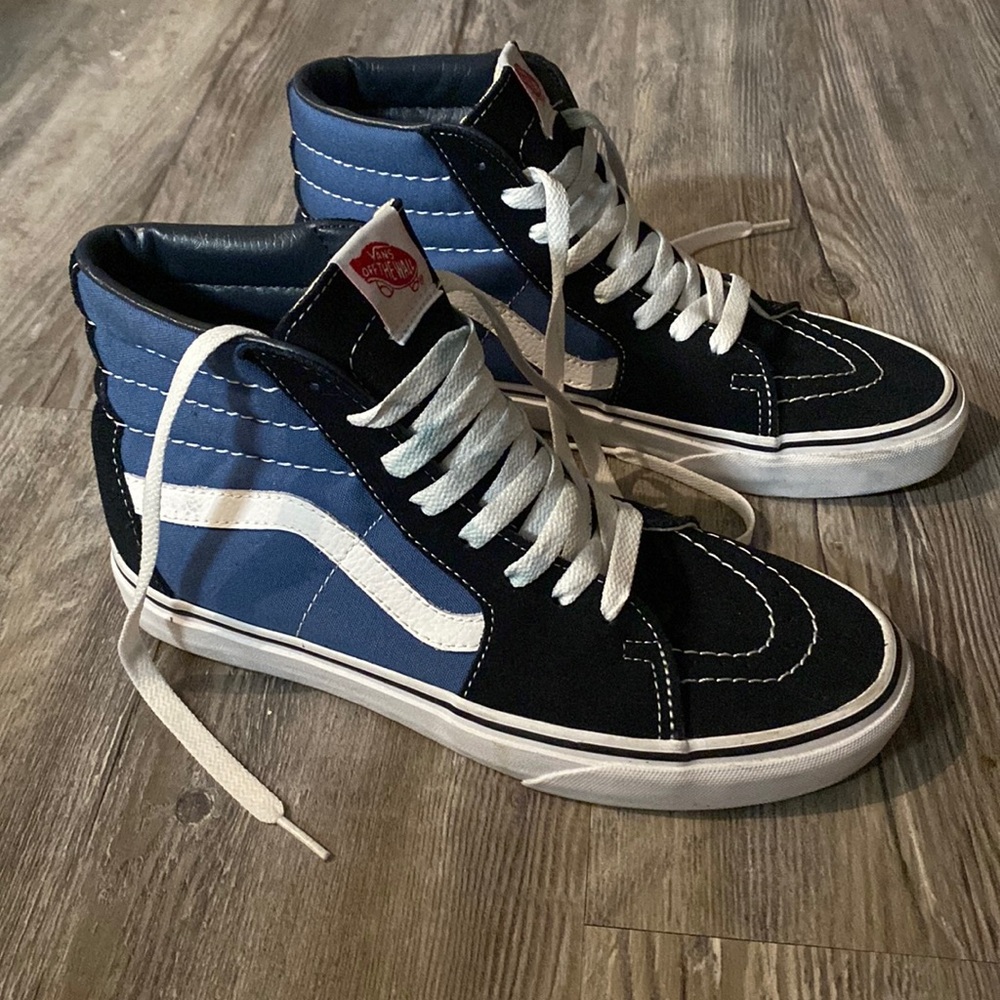 Vans Navy Sk8 Hi Sneakers